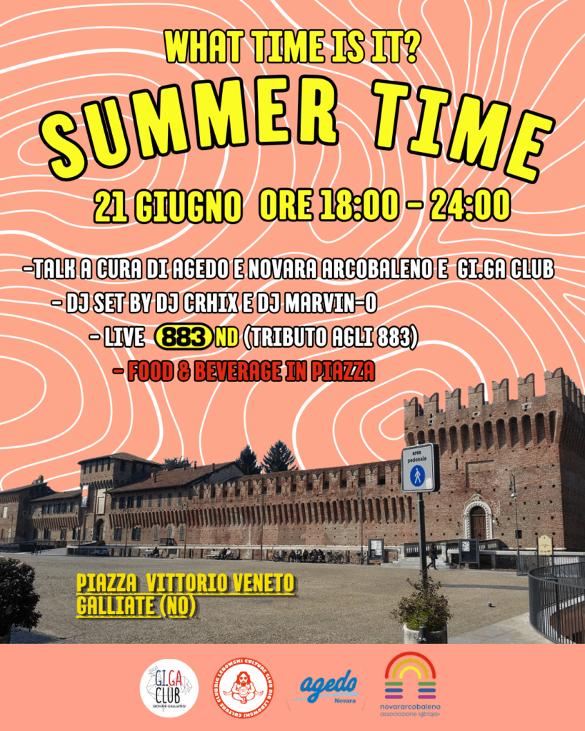 SUMMER TIME! – GALLIATE // PIAZZA VITTORIO VENETO // 883nd Live (Tributo agli 883!)