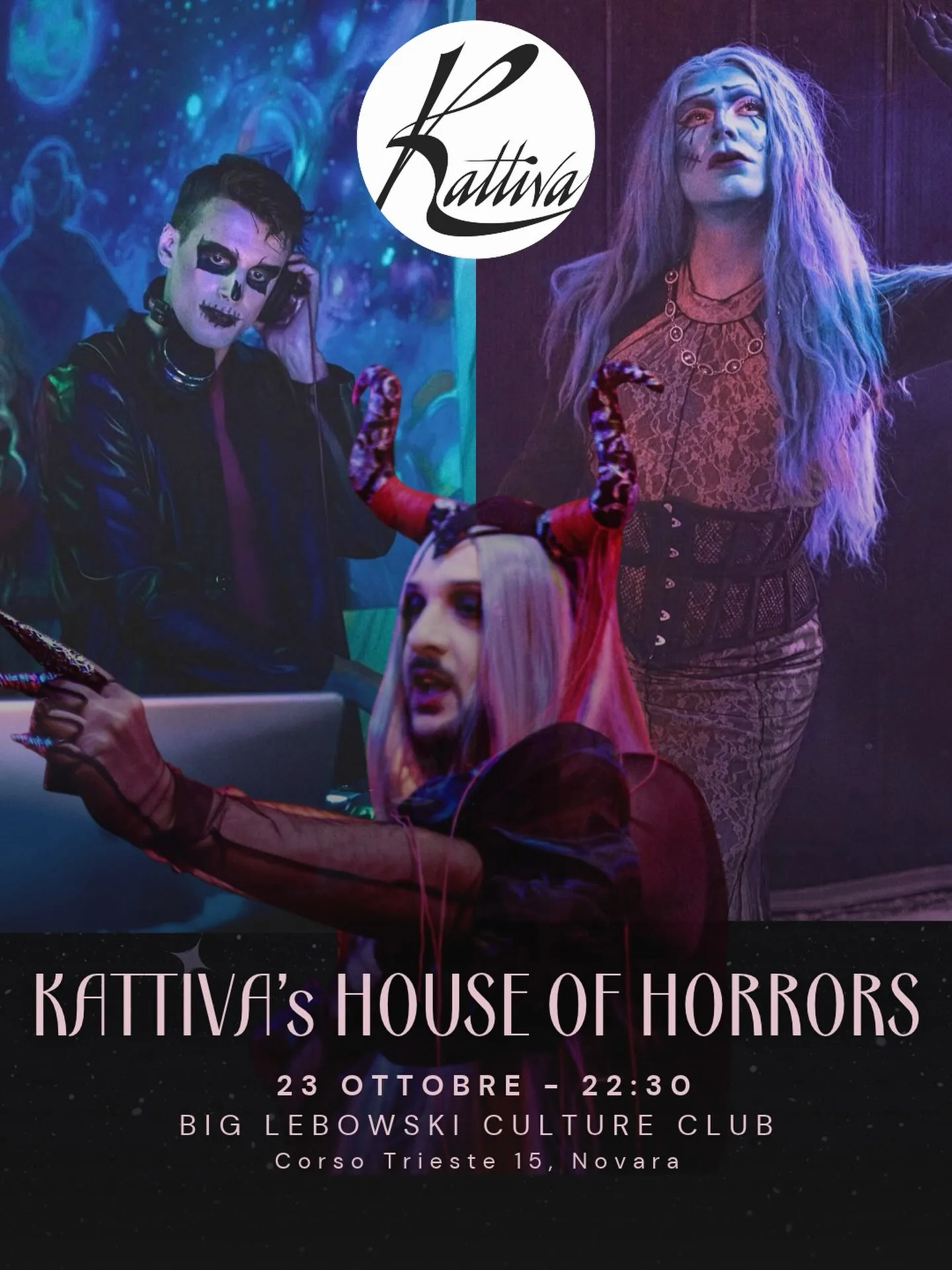 Kattiva, il party LGBTQIA+ di Novara – 23 ottobre 2026 al Big Lebowski Culture Club