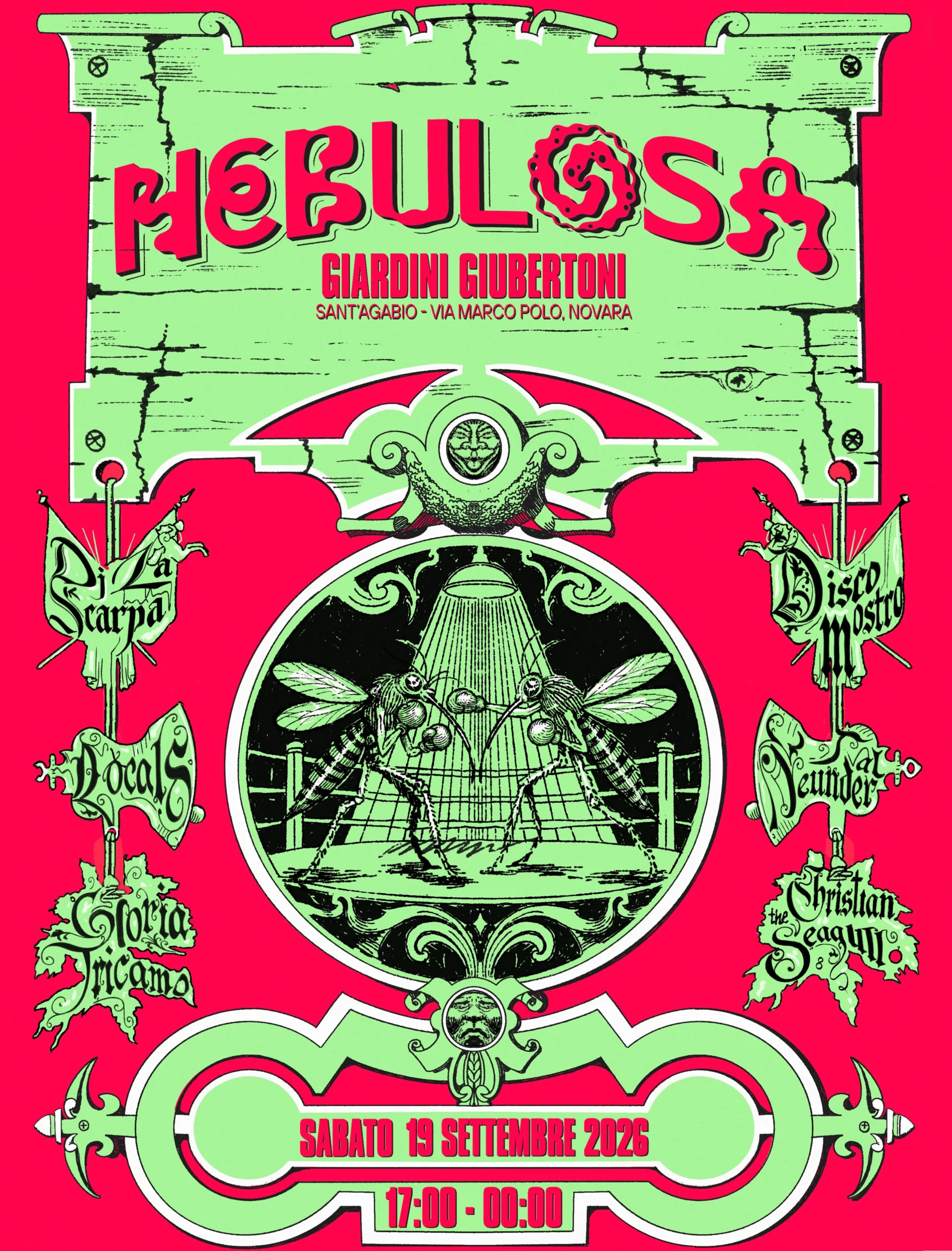 Nebulosa Festival 2026 ai Giardini Giubertoni di Novara – 19 settembre 2026